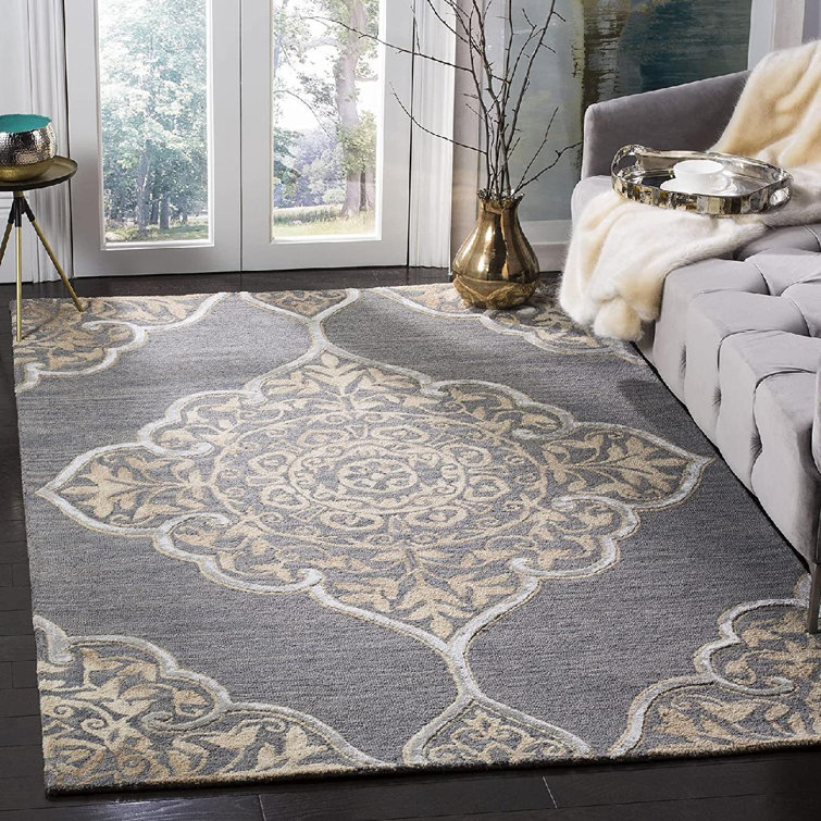 Charlton Home® Akoon Beige/Gray Rug Wayfair